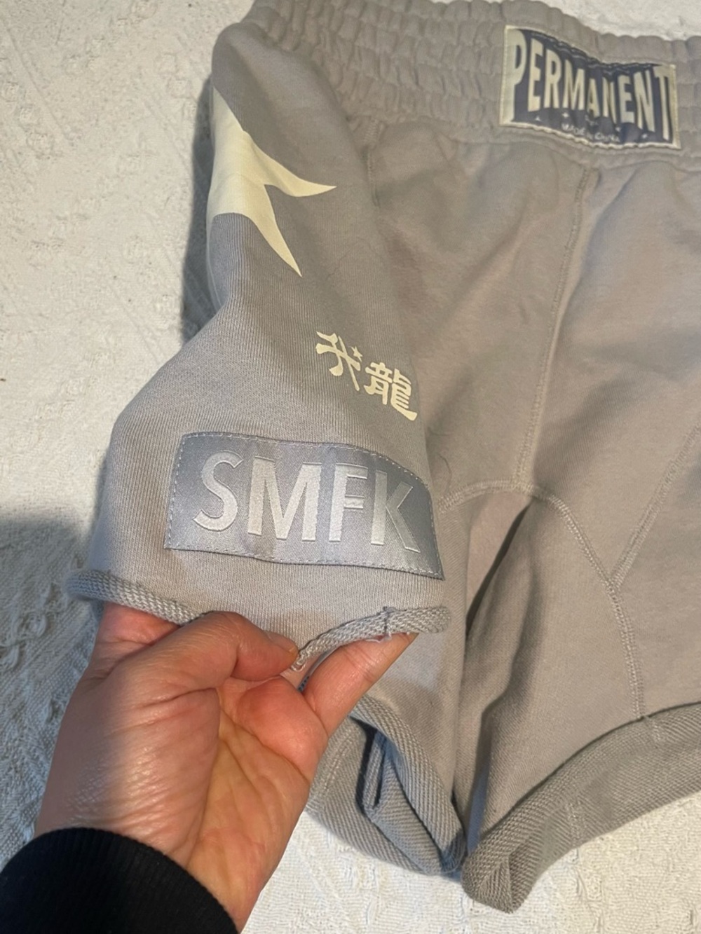 Permanent SMFK Gray Athletic Shorts for Women